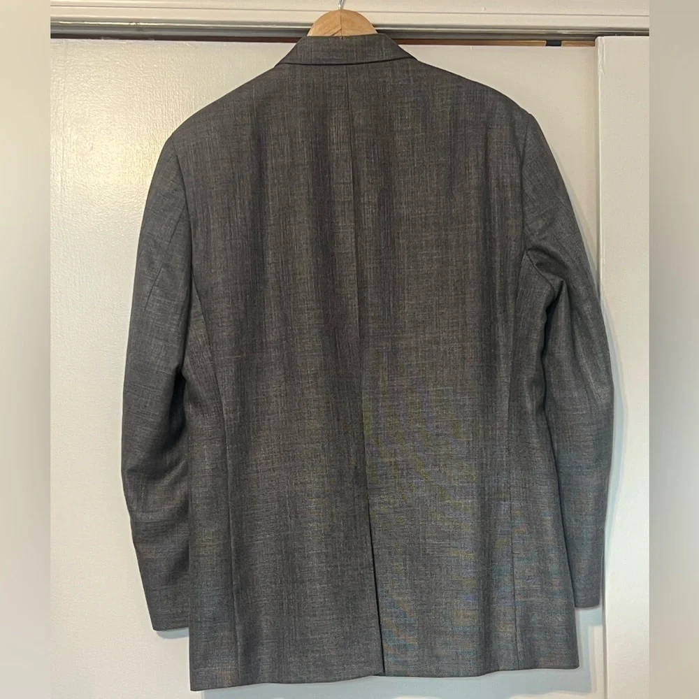 Ralph Lauren for Macy’s Men's size 40R Gray 2 button sport coat/ blazer